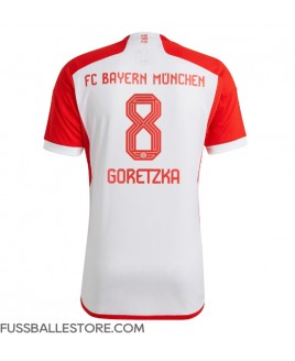 Günstige Bayern Munich Leon Goretzka #8 Heimtrikot 2023-24 Kurzarm